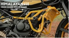 Fit For Royal Enfield New Himalayan 450 Crash Engine Guard Yellow - SPAREZO